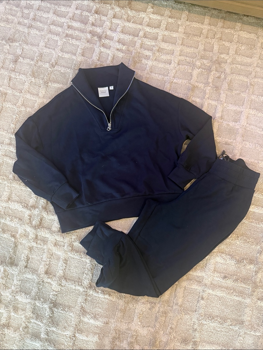 Varley Navy Half-Zip Pullover